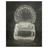 Glass clam ring dish