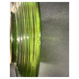 Dark green plate, small chip