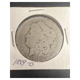 1889 O Morgan Silver Dollar