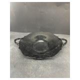 Double handled black plate