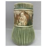 Roseville Donatello pottery vase