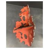 Wall mount corner shelf
