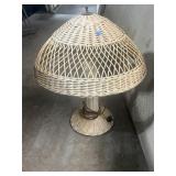 Wicker lamp