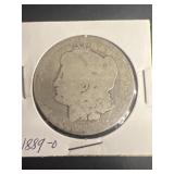 1889 O Morgan Silver Dollar