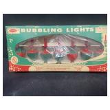 Vintage bubbling Christmas lights