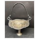 Silver plated flower vase