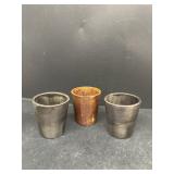 (3) shot glasses