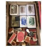 Stamps arts and crafts and decorative boxes