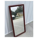 Wall hanging mirror
