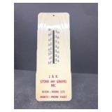 Stone and gravel advertising thermometer no