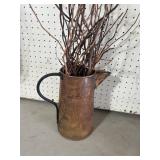 Metal vase