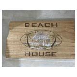 Beach House wooden sign