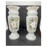 Early hand-painted vases