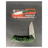Bushmaster pocket knife, green venom