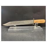 Hand made hunting knife