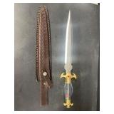 Old Smoky dagger with dice handle