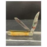 Bear hunter double bladed pocket knife