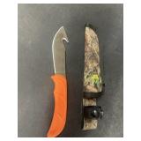 Wild skin hunting knife