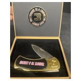 Dale Earnhardt attribute to legend pocket knife