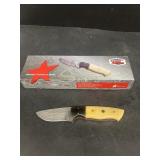 Valley forge Damascus steel knife 7.5'