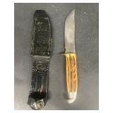 Bone handled hunting knife, YCG152