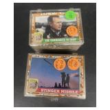 (2) desert storm trading card sets