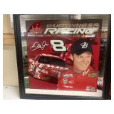 Dale Earnhardt Junior Budweiser mirror framed