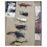 Lures including Jitterbug & Sparkle Tail