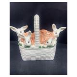 Bunny, rabbit cookie jar