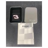 Zippo lighter number three Dale Earnhardt Senior