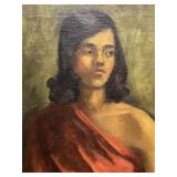 Elmira Kempton Painting, Portrait of Lady