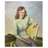 Roland D. Osbourne Painting, Portrait (45' x 36')