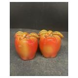Apple salt and pepper shakers