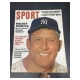 Mickey Mantle 1967 sport magazine very good