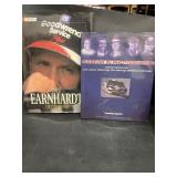 Two NASCAR books photographs of Dale Earnhardt