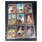 18 1962 Topps, Baseball Cards