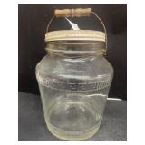 Hazel Atlas vintage jar with wire handle