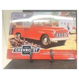 Chevrolet truck metal sign