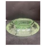 Green grape pattern dish