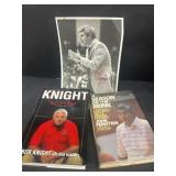 Bobby Knight book autographed my story and 8 x 1