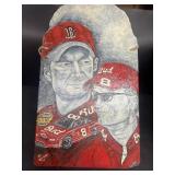 Dale Earnhardt Junior painting on slate