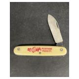 Colonial planners peanut advertising pocket knife