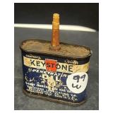 Keystone advertising oil can