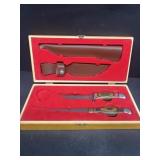 Hunting knives with display box