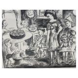 (2) Barbara BenedicT pencil sketches