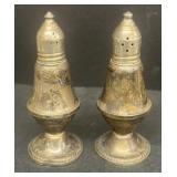 Sterling silver salt and pepper shakers