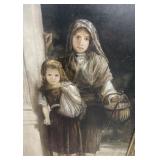 Early Oil on Canvas Girls