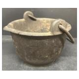 Cast-iron pot does have crack