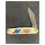 Pabst blue ribbon, USA, double bladed pocket knife