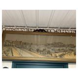 Stockholm, Harbour vintage frame tapestry 5
